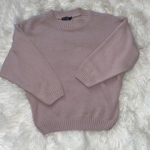 Nasty gal pink sweater